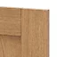 Porte de meuble de cuisine Verbena chêne massif l. 45 cm x H. 60 cm GoodHome