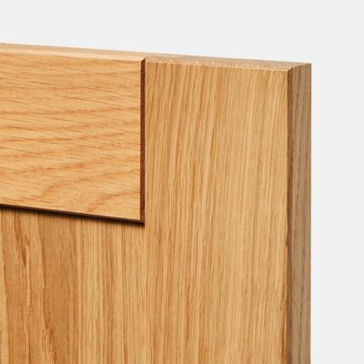 Porte de meuble de cuisine Verbena chêne massif l. 50 cm x H. 72 cm GoodHome