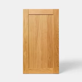 Porte de meuble de cuisine Verbena chêne massif l. 50 cm x H. 90 cm GoodHome