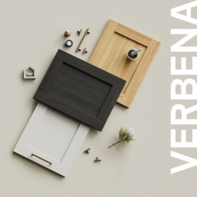 Porte de meuble de cuisine Verbena chêne massif l. 50 cm x H. 90 cm GoodHome