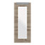 Porte de meuble de cuisine vitrée Pachira décor bois clair l. 30 cm x H. 72 cm GoodHome