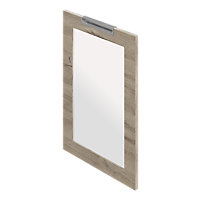 Porte de meuble de cuisine vitrée Pachira décor bois clair l. 50 cm x H. 72 cm GoodHome