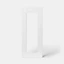 Porte de meuble de cuisine vitrée Stevia blanc brillant l. 30 cm x H. 72 cm GoodHome