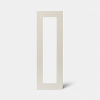 Porte de meuble de cuisine vitrée Stevia crème brillant l. 30 cm x H. 90 cm GoodHome