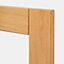 Porte de meuble de cuisine vitrée Verbena chêne massif l. 30 cm x H. 72 cm GoodHome
