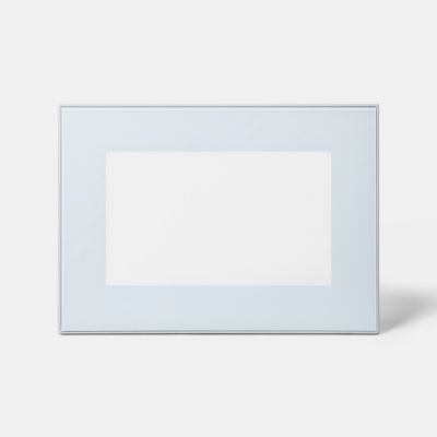 Porte de meuble de cuisine vitrée Winterana blanc l. 50 cm x H. 36 cm GoodHome