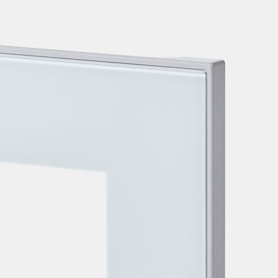Porte de meuble de cuisine vitrée Winterana blanc l. 50 cm x H. 36 cm GoodHome