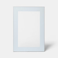 Porte de meuble de cuisine vitrée Winterana blanc l. 50 cm x H. 72 cm GoodHome