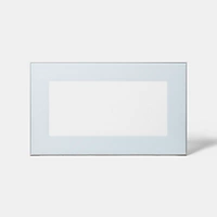 Porte de meuble de cuisine vitrée Winterana blanc l. 60 cm x H. 36 cm GoodHome