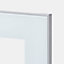 Porte de meuble de cuisine vitrée Winterana blanc l. 80 cm x H. 36 cm GoodHome