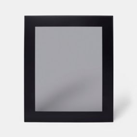 Porte de meuble de cuisine vitrée Winterana noir l. 60 cm x H. 72 cm GoodHome