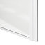 Porte de placard coulissante atelier blanc brillant profil blanc GoodHome Arius H. 248,5 x L. 91.2 cm + amortisseurs