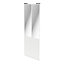 Porte de placard coulissante atelier blanc profil blanc GoodHome Arius H. 248,5 x L. 91.2 cm + amortisseurs