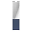 Porte de placard coulissante atelier bleu profil blanc GoodHome Arius H. 248,5 x L. 61.2 cm + amortisseurs