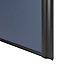 Porte de placard coulissante atelier bleu profil noir GoodHome Arius H. 248,5 x L. 91.2 cm + amortisseurs