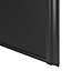 Porte de placard coulissante atelier noir mat profil noir GoodHome Arius H. 248,5 x L. 76.2 cm + amortisseurs