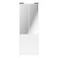 Porte de placard coulissante atelier vitrée blanc avec cadre blanc GoodHome Arius H. 248,5 x L. 91.2 cm