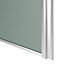 Porte de placard coulissante atelier vitrée vert de gris avec cadre gris GoodHome Arius H. 248,5 x L. 61.2 cm