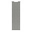 Porte de placard coulissante béton avec cadre blanc GoodHome Arius H. 248,5 x L. 77.2 cm