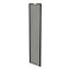 Porte de placard coulissante béton avec cadre noir GoodHome Arius H. 248,5 x L. 62.2 cm