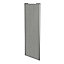 Porte de placard coulissante béton profil gris GoodHome Arius H. 248,5 x L. 92.2 cm + amortisseurs