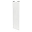 Porte de placard coulissante blanc avec cadre blanc GoodHome Arius H. 248,5 x L. 77.2 cm