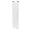 Porte de placard coulissante blanc brillant profil blanc GoodHome Arius H. 248,5 x L. 77.2 cm + amortisseurs