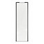 Porte de placard coulissante blanc brillant profil gris GoodHome Arius H. 248,5 x L. 77.2 cm + amortisseurs