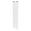 Porte de placard coulissante blanc profil blanc GoodHome Arius H. 248,5 x L. 62.2 cm + amortisseurs
