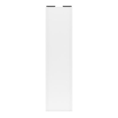 Porte de placard coulissante blanc profil blanc GoodHome Arius H. 248,5 x L. 62.2 cm + amortisseurs