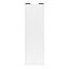 Porte de placard coulissante blanc profil blanc GoodHome Arius H. 248,5 x L. 77.2 cm + amortisseurs