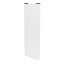 Porte de placard coulissante blanc profil blanc GoodHome Arius H. 248,5 x L. 92.2 cm + amortisseurs