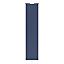 Porte de placard coulissante bleu profil blanc GoodHome Arius H. 248,5 x L. 62.2 cm + amortisseurs