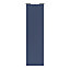 Porte de placard coulissante bleu profil blanc GoodHome Arius H. 248,5 x L. 77.2 cm + amortisseurs