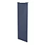 Porte de placard coulissante bleu profil blanc GoodHome Arius H. 248,5 x L. 92.2 cm + amortisseurs