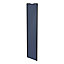 Porte de placard coulissante bleu profil noir GoodHome Arius H. 248,5 x L. 62.2 cm + amortisseurs