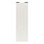 Porte de placard coulissante bois nordique profil blanc GoodHome Arius H. 248,5 x L. 77.2 cm + amortisseurs