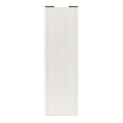 Porte de placard coulissante bois nordique profil blanc GoodHome Arius H. 248,5 x L. 77.2 cm + amortisseurs