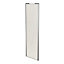 Porte de placard coulissante bois nordique profil gris GoodHome Arius H. 248,5 x L. 77.2 cm + amortisseurs