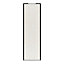 Porte de placard coulissante bois nordique profil noir GoodHome Arius H. 248,5 x L. 77.2 cm + amortisseurs