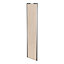 Porte de placard coulissante effet chêne clair avec cadre gris GoodHome Arius H. 248,5 x L. 62.2 cm