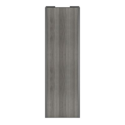 Porte de placard coulissante effet chêne grisé avec cadre gris GoodHome Arius H. 248,5 x L. 77.2 cm