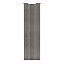 Porte de placard coulissante effet chêne grisé profil blanc GoodHome Arius H. 248,5 x L. 77.2 cm + amortisseurs