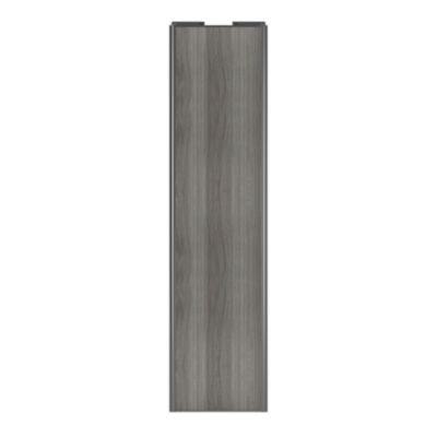 Porte de placard coulissante effet chêne grisé profil gris GoodHome Arius H. 248,5 x L. 62.2 cm + amortisseurs