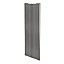 Porte de placard coulissante effet chêne grisé profil gris GoodHome Arius H. 248,5 x L. 92.2 cm + amortisseurs