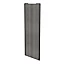 Porte de placard coulissante effet chêne grisé profil noir GoodHome Arius H. 248,5 x L. 92.2 cm + amortisseurs