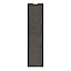 Porte de placard coulissante gris antique avec cadre noir GoodHome Arius H. 248,5 x L. 62.2 cm