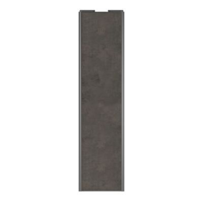 Porte de placard coulissante gris antique profil gris GoodHome Arius H. 248,5 x L. 62.2 cm + amortisseurs