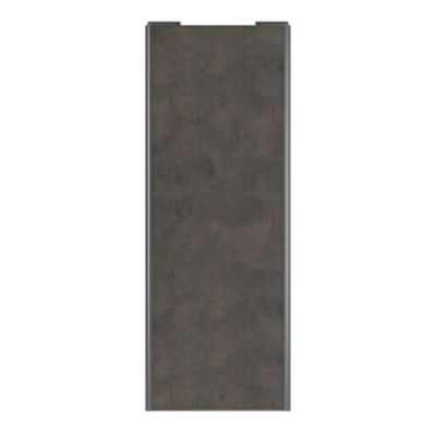Porte de placard coulissante gris antique profil gris GoodHome Arius H. 248,5 x L. 92.2 cm + amortisseurs