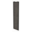 Porte de placard coulissante gris antique profil noir GoodHome Arius H. 248,5 x L. 62.2 cm + amortisseurs